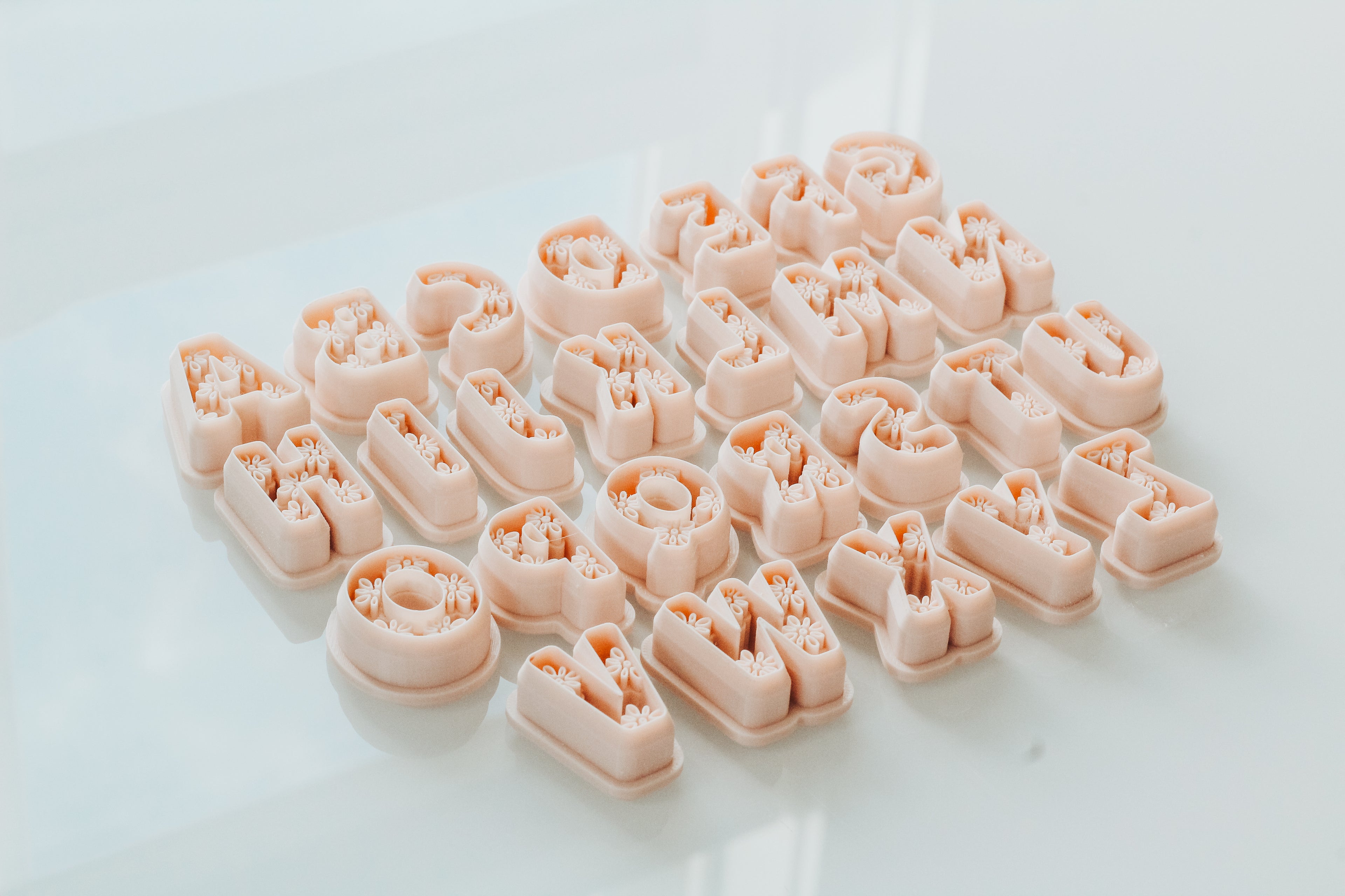 Dreamy Boho Letter Clay Cutters