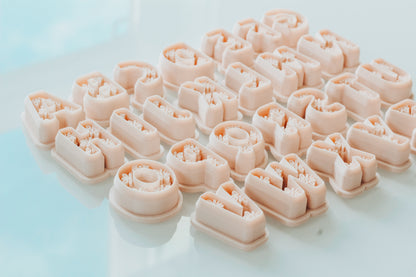 Dreamy Boho Letter Clay Cutters