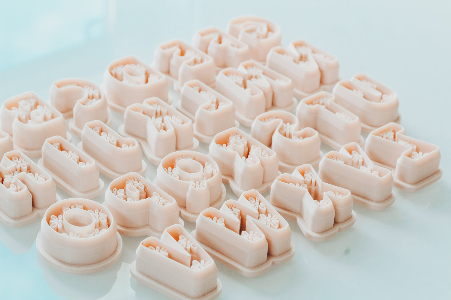 Dreamy Boho Letter Clay Cutters