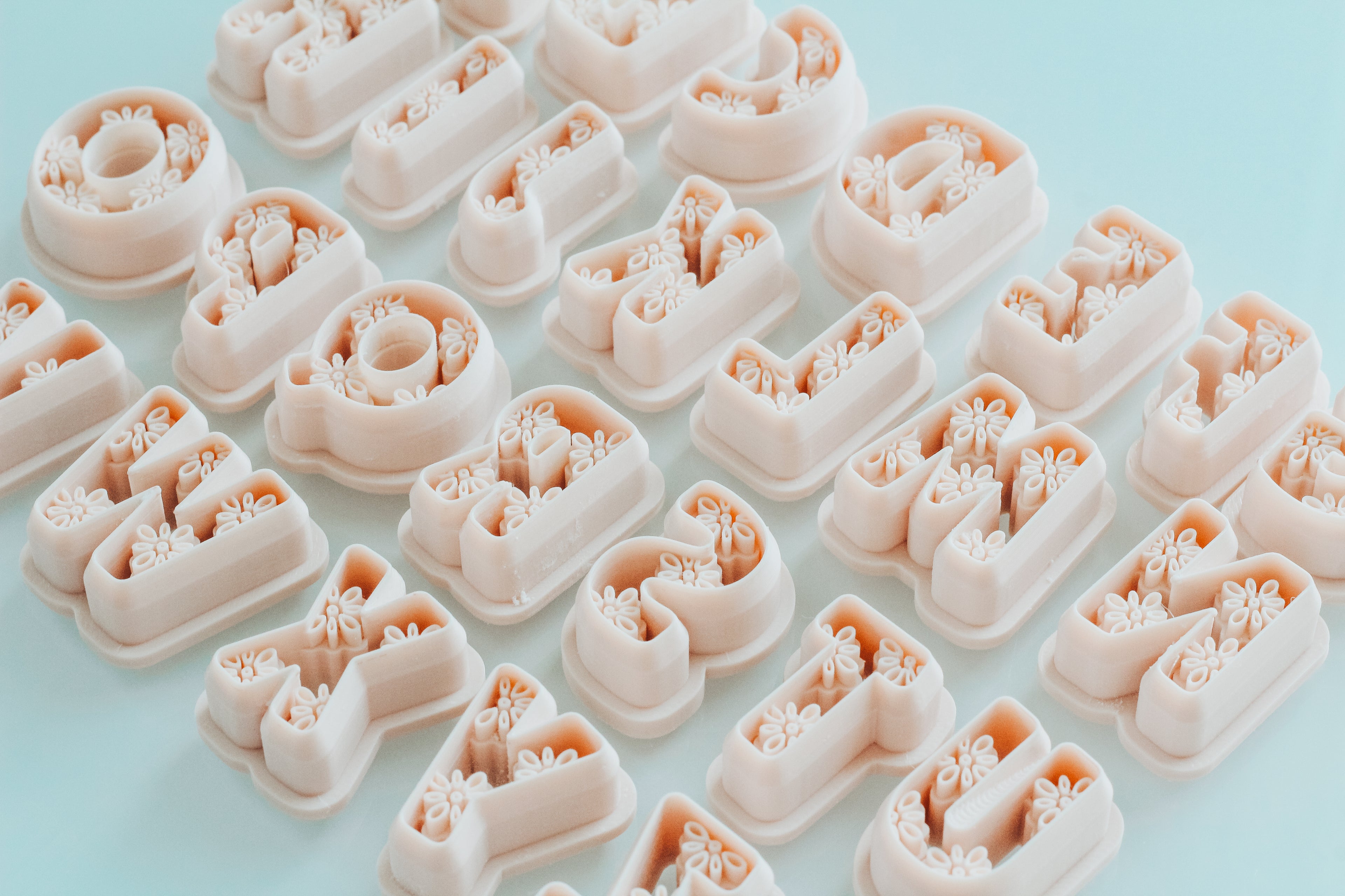 Dreamy Boho Letter Clay Cutters