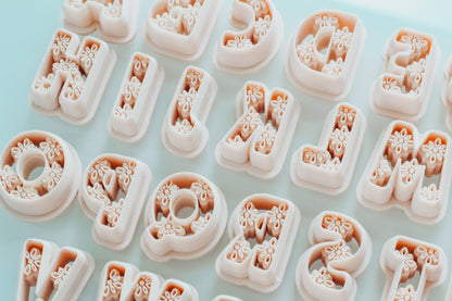 Dreamy Boho Letter Clay Cutters