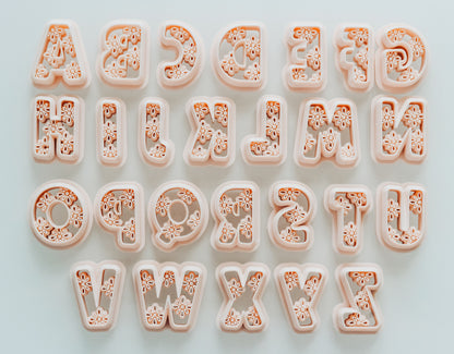 Dreamy Boho Letter Clay Cutters