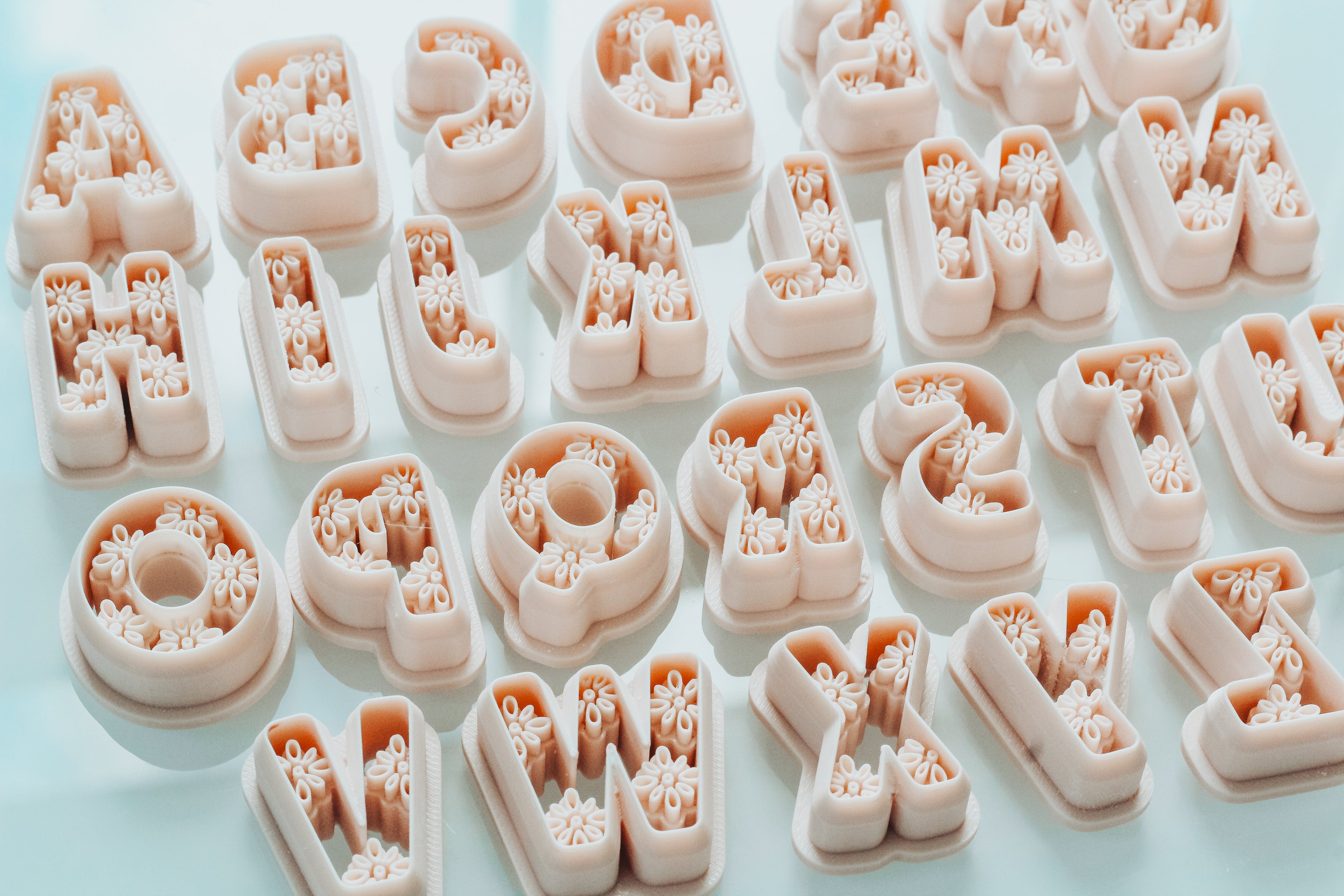 Dreamy Boho Letter Clay Cutters