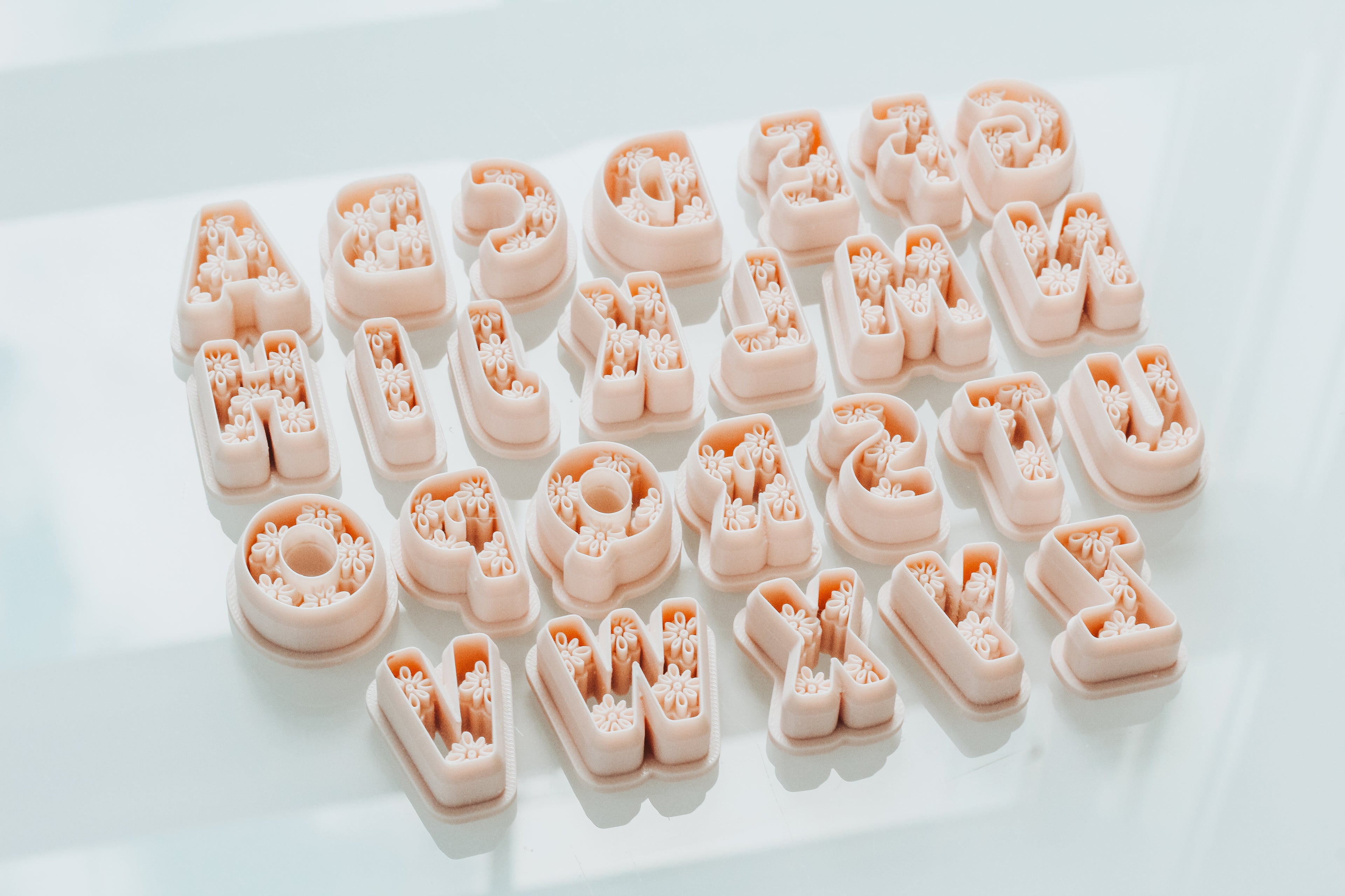Dreamy Boho Letter Clay Cutters