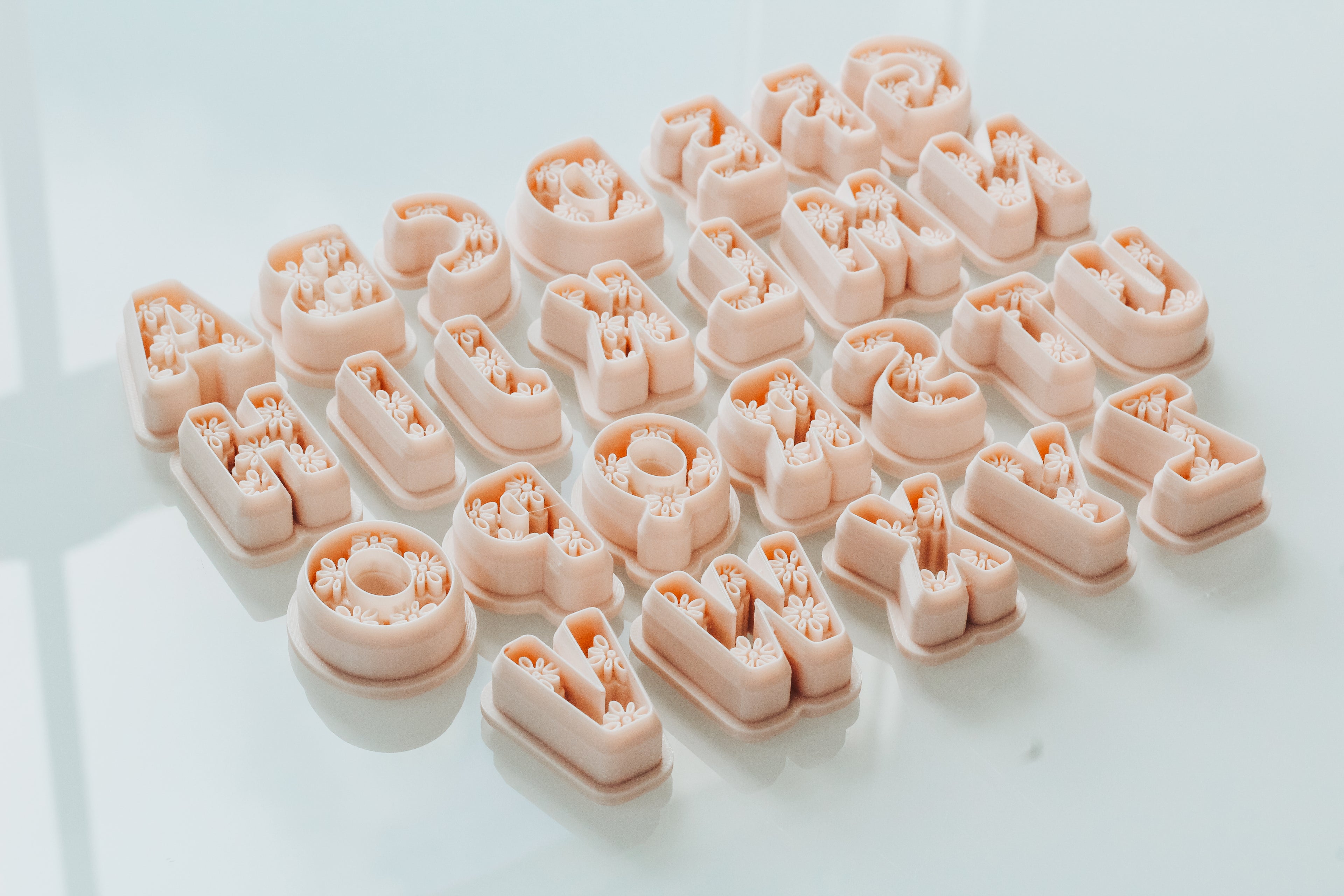 Dreamy Boho Letter Clay Cutters