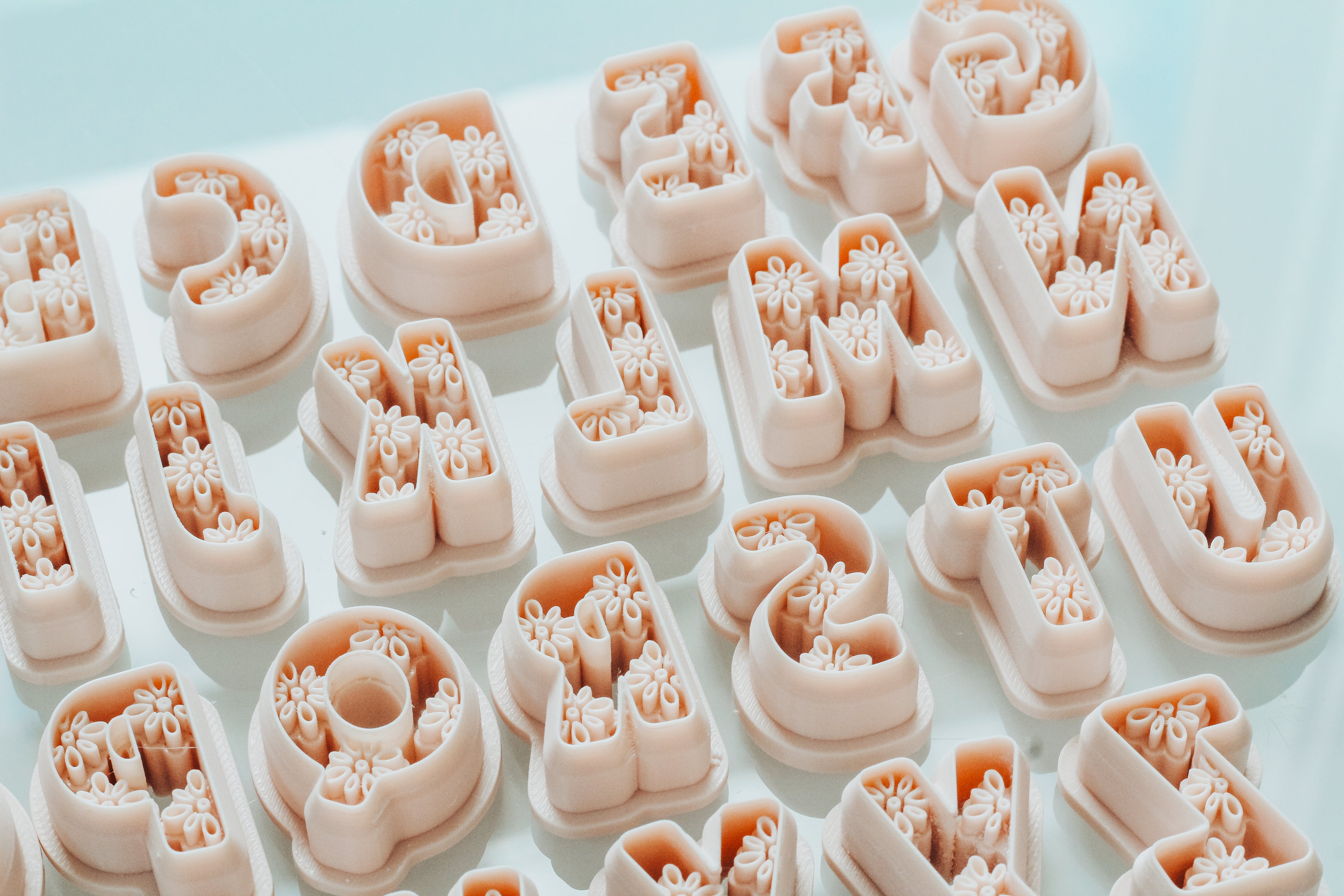 Dreamy Boho Letter Clay Cutters