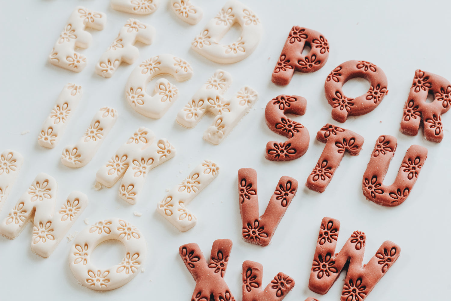 Dreamy Boho Letter Clay Cutters