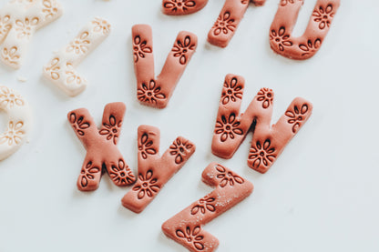 Dreamy Boho Letter Clay Cutters
