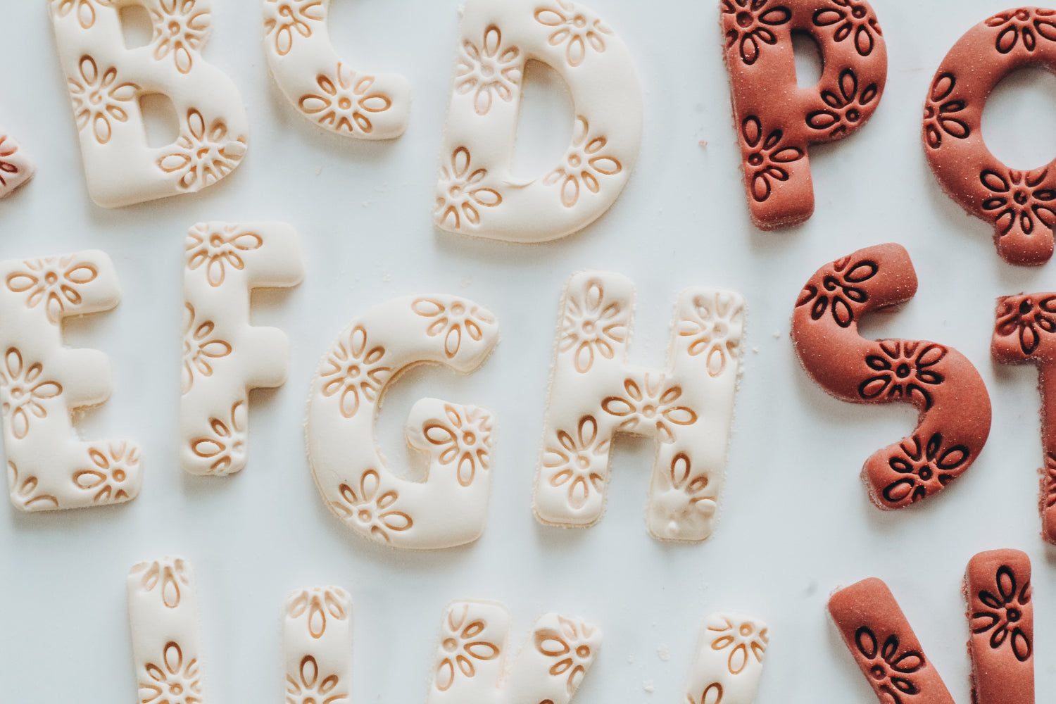 Dreamy Boho Letter Clay Cutters