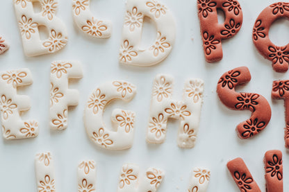 Dreamy Boho Letter Clay Cutters