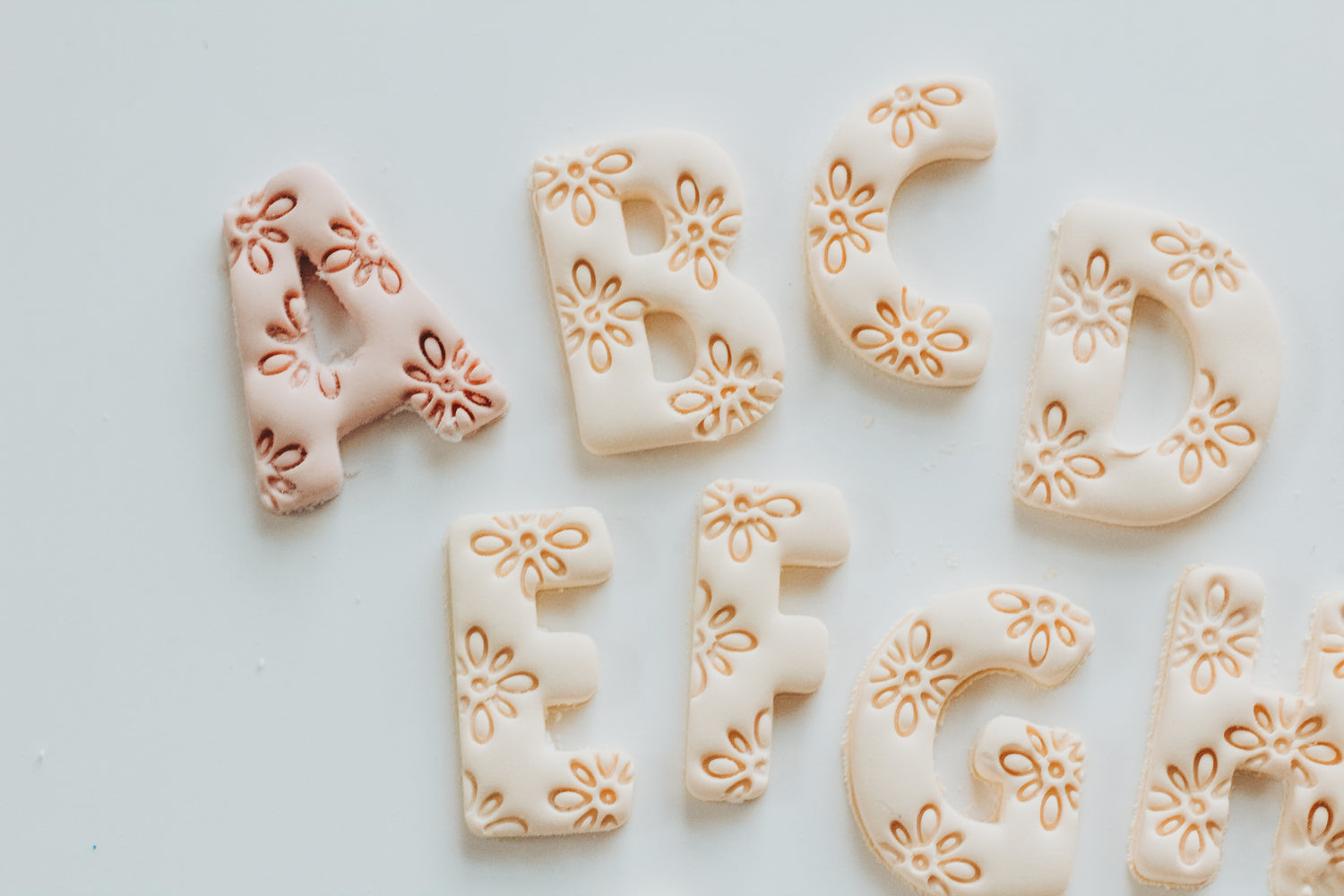 Dreamy Boho Letter Clay Cutters