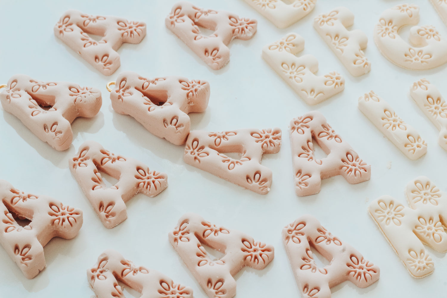 Dreamy Boho Letter Clay Cutters