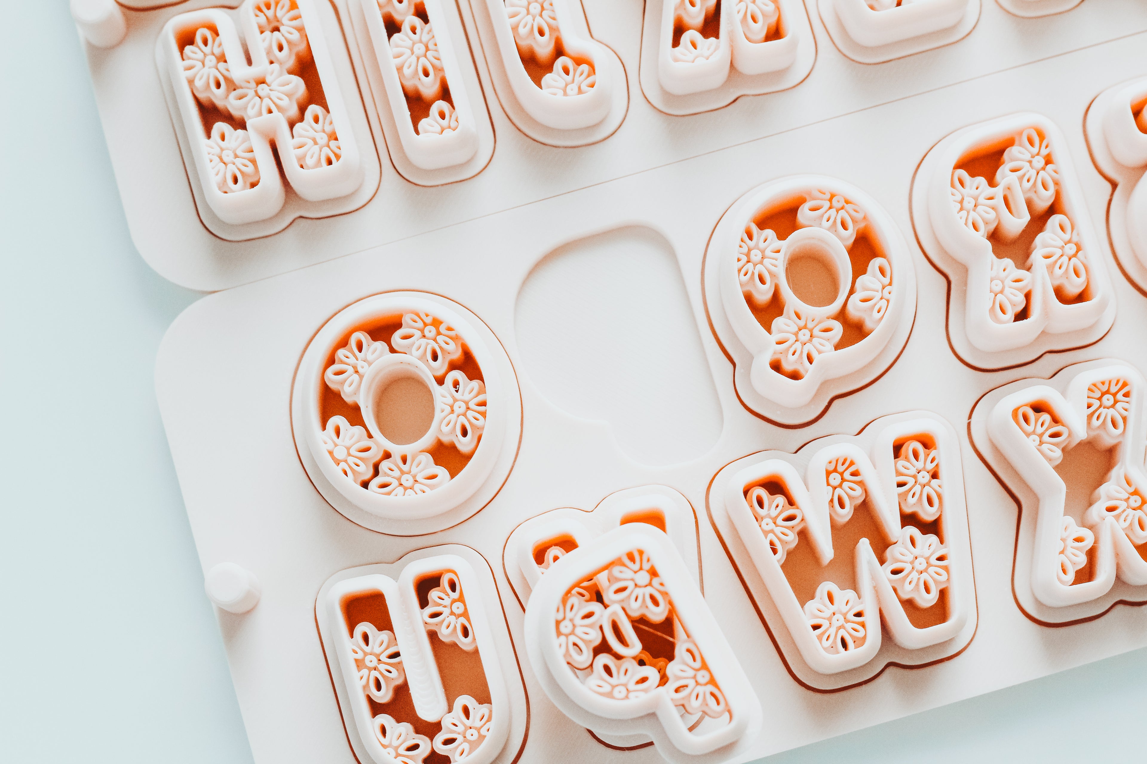 Floral Letter Keepsake Box STL Files For 3d Printing