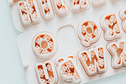 Floral Letter Keepsake Box STL Files For 3d Printing