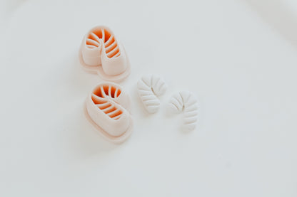 Tiny Candy Cane Stud Clay Cutter Set