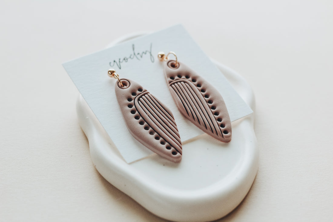 Nell Clay Earring