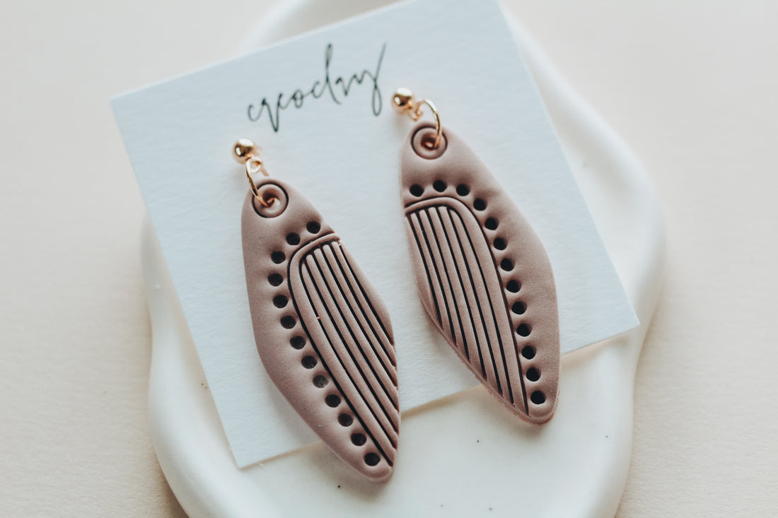 Nell Clay Earring