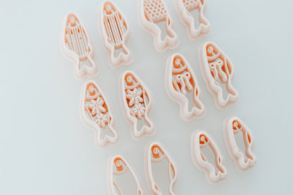 Fish Clay Cutter Mirrored Set