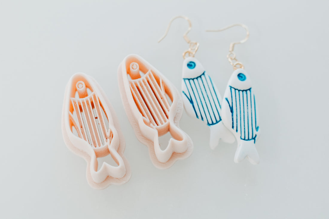 Fish Clay Cutter Mirrored Set