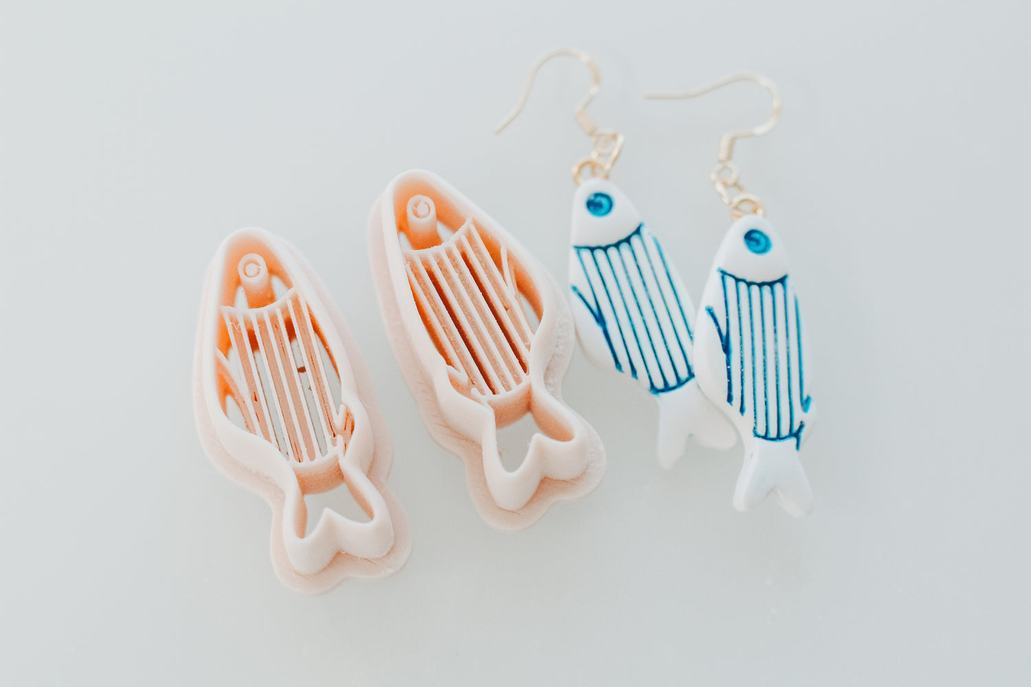 Fish Clay Cutter Mirrored Set