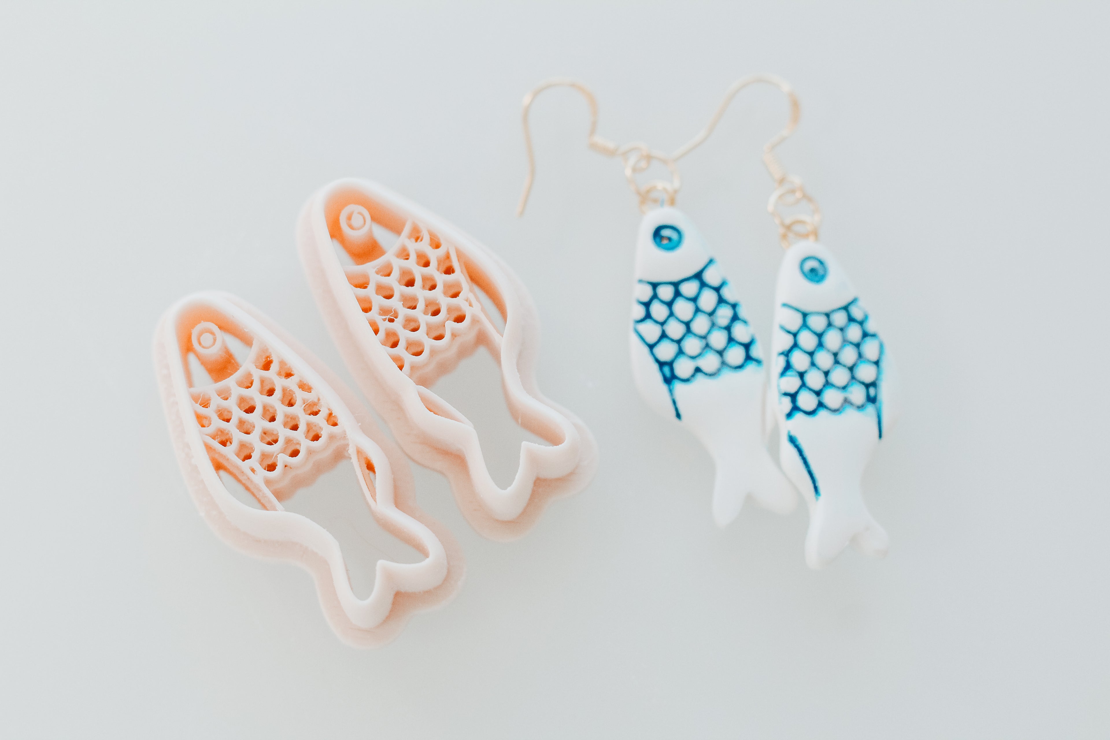 Fish Clay Cutter Mirrored Set