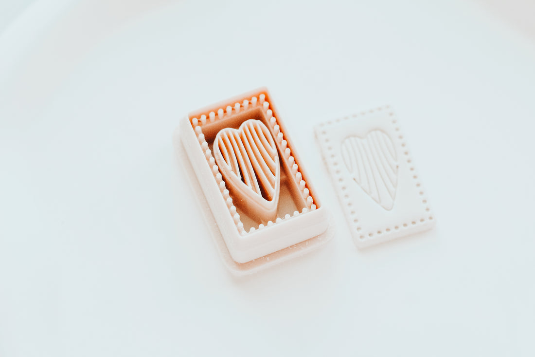 Ophelia Heart Frame Clay Cutter Set