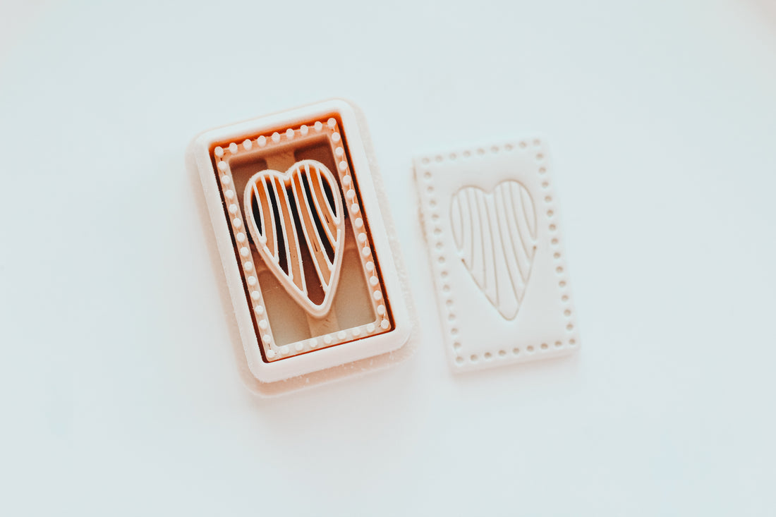 Ophelia Heart Frame Clay Cutter Set