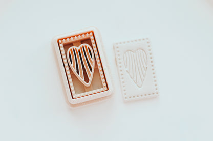 Ophelia Heart Frame Clay Cutter Set