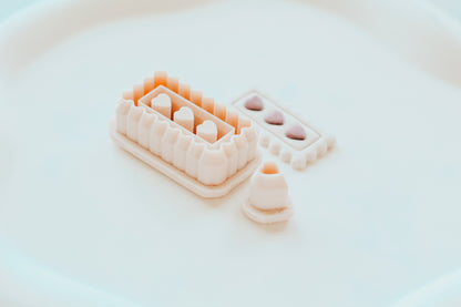 Bezel Stamp Heart Clay Cutter Set