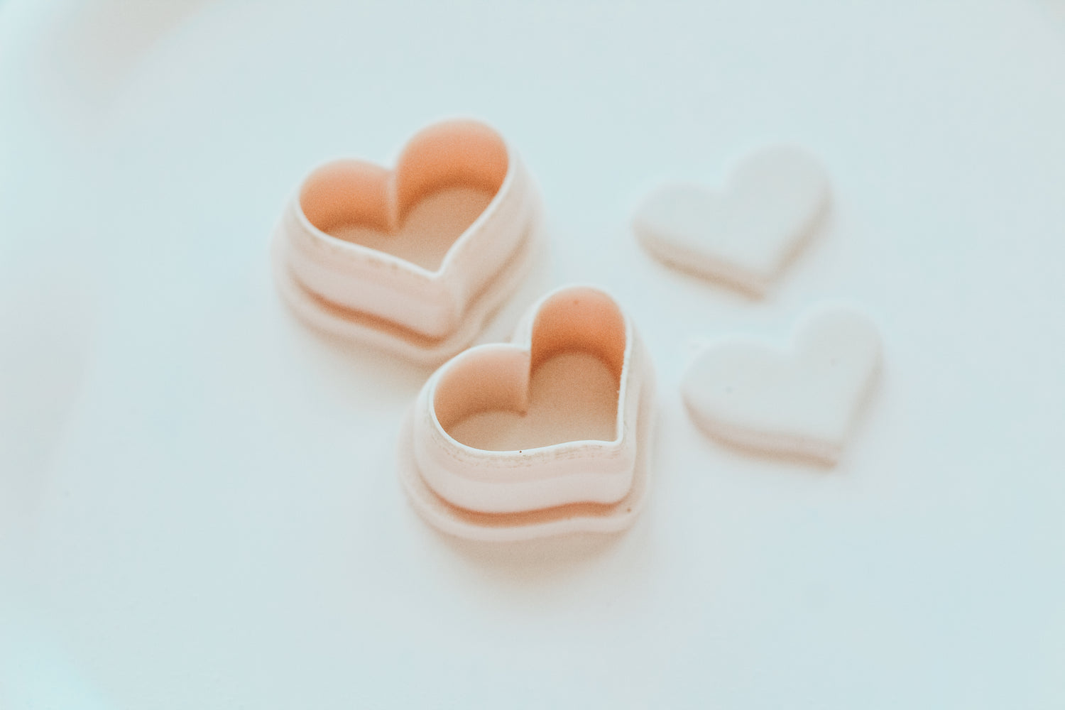 Chubby Heart Stud Clay Cutter Set