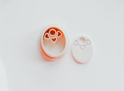 Tripple Hearts Clay Cutter