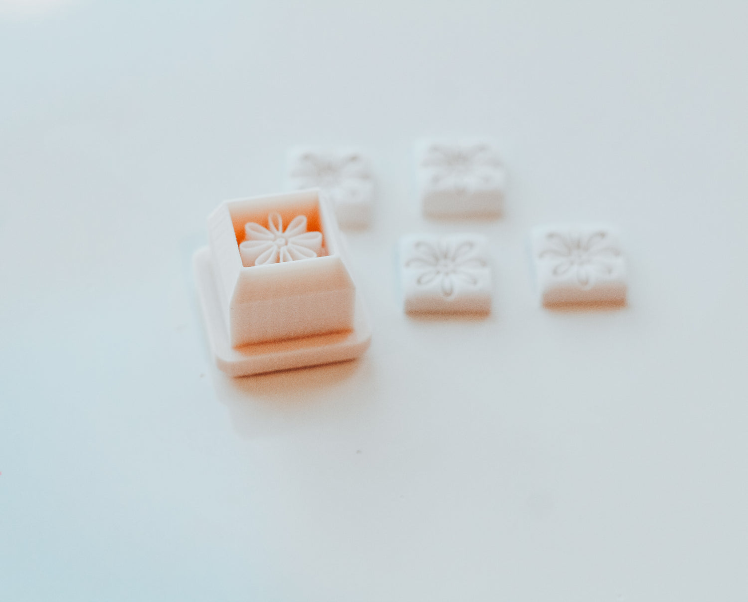 Greek Flower Charm Extra Dainty Precision Clay Cutter