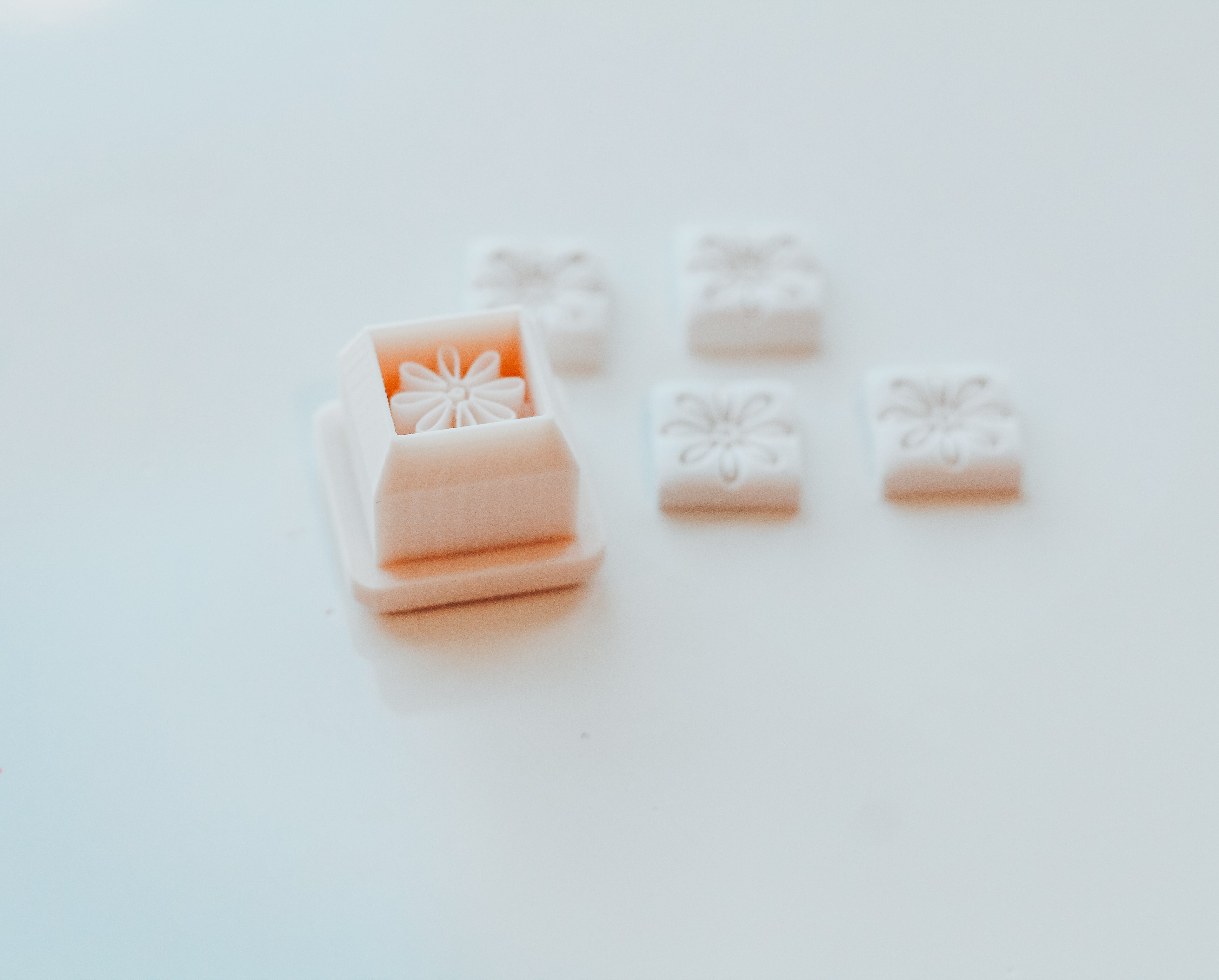 Greek Flower Charm Extra Dainty Precision Clay Cutter