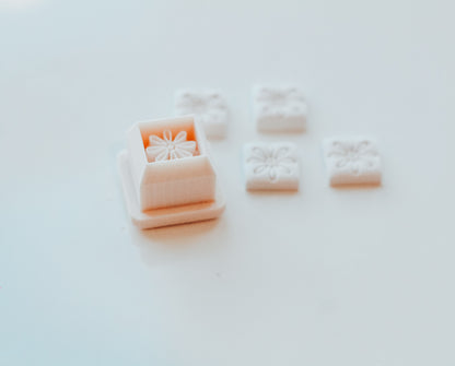 Greek Flower Charm Extra Dainty Precision Clay Cutter