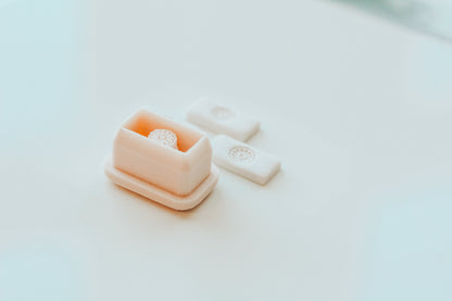 Talavera Flower Charm Extra Dainty Precision Clay Cutter Mirror Set