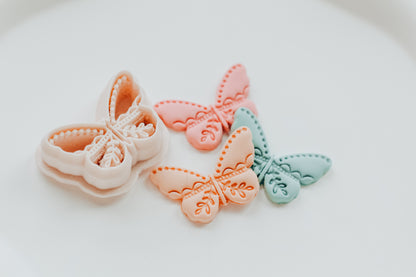 Boho Butterfly Spring Girly Clay Cutter