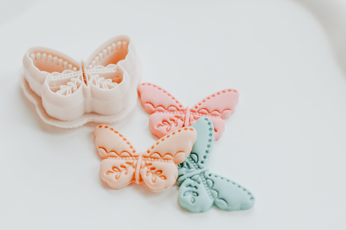 Boho Butterfly Spring Girly Clay Cutter