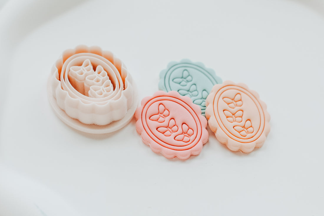 Triple Butterfly Scallop Clay Cutter