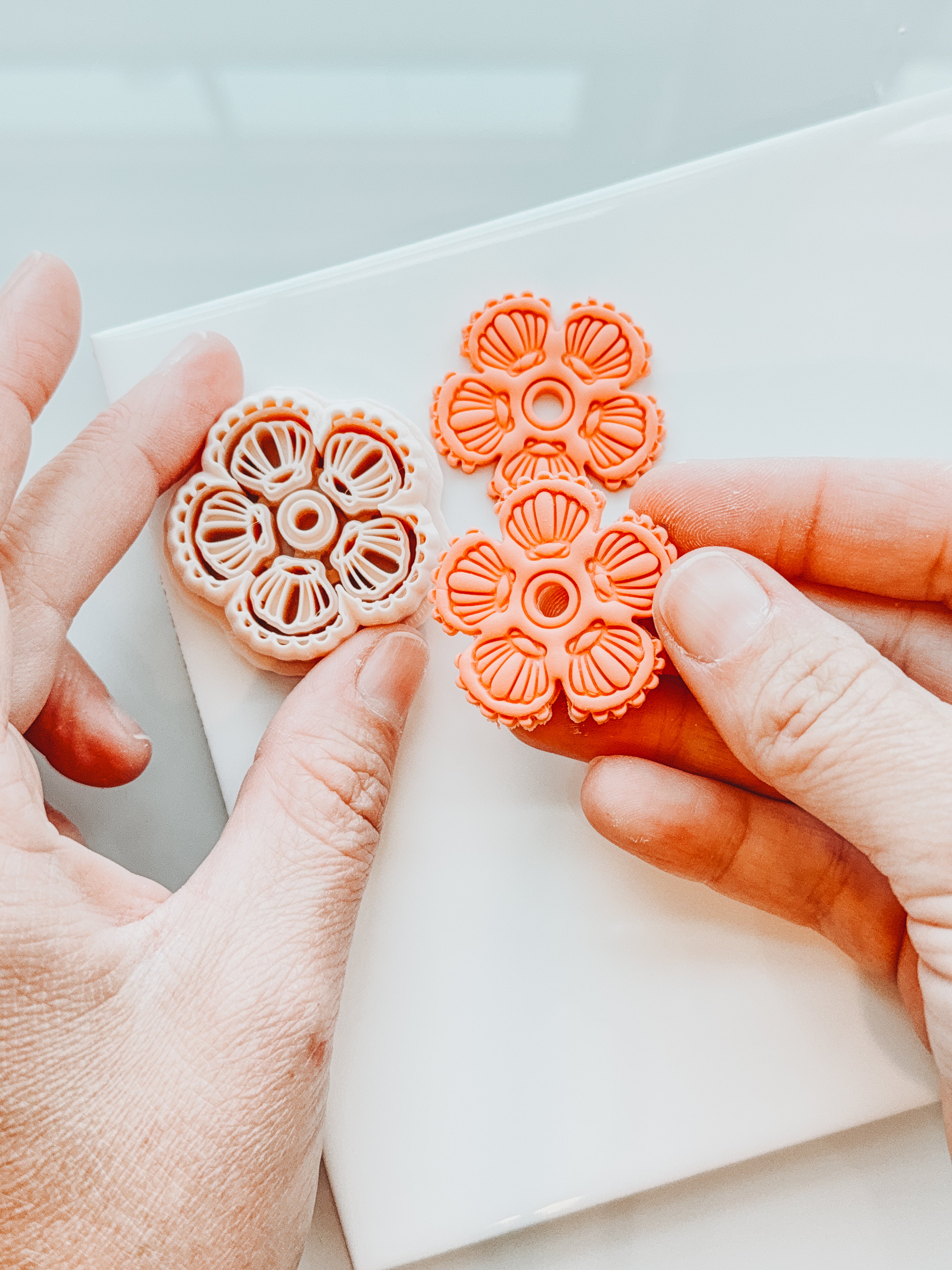 Gracie Scallop Sea Shell Flower Clay Cutter