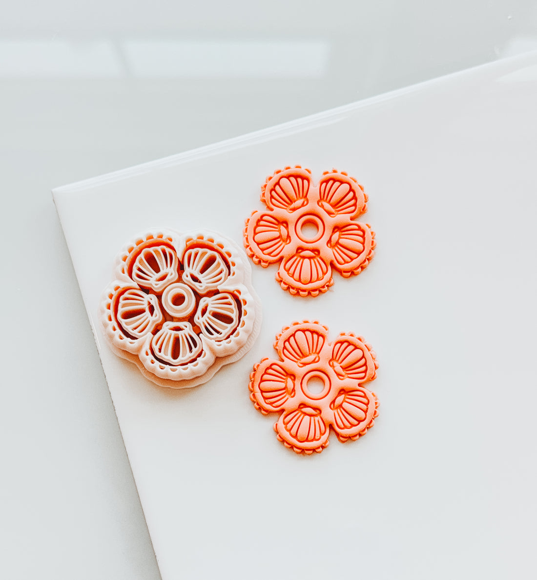 Gracie Scallop Sea Shell Flower Clay Cutter