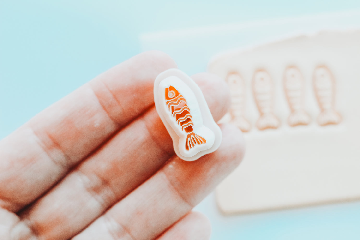 FREE Summer Fish Charm WITH ORDERS $25 or more (MUST ADD TO CART TO RECEIVE) Extra Dainty Precision Clay Cutter