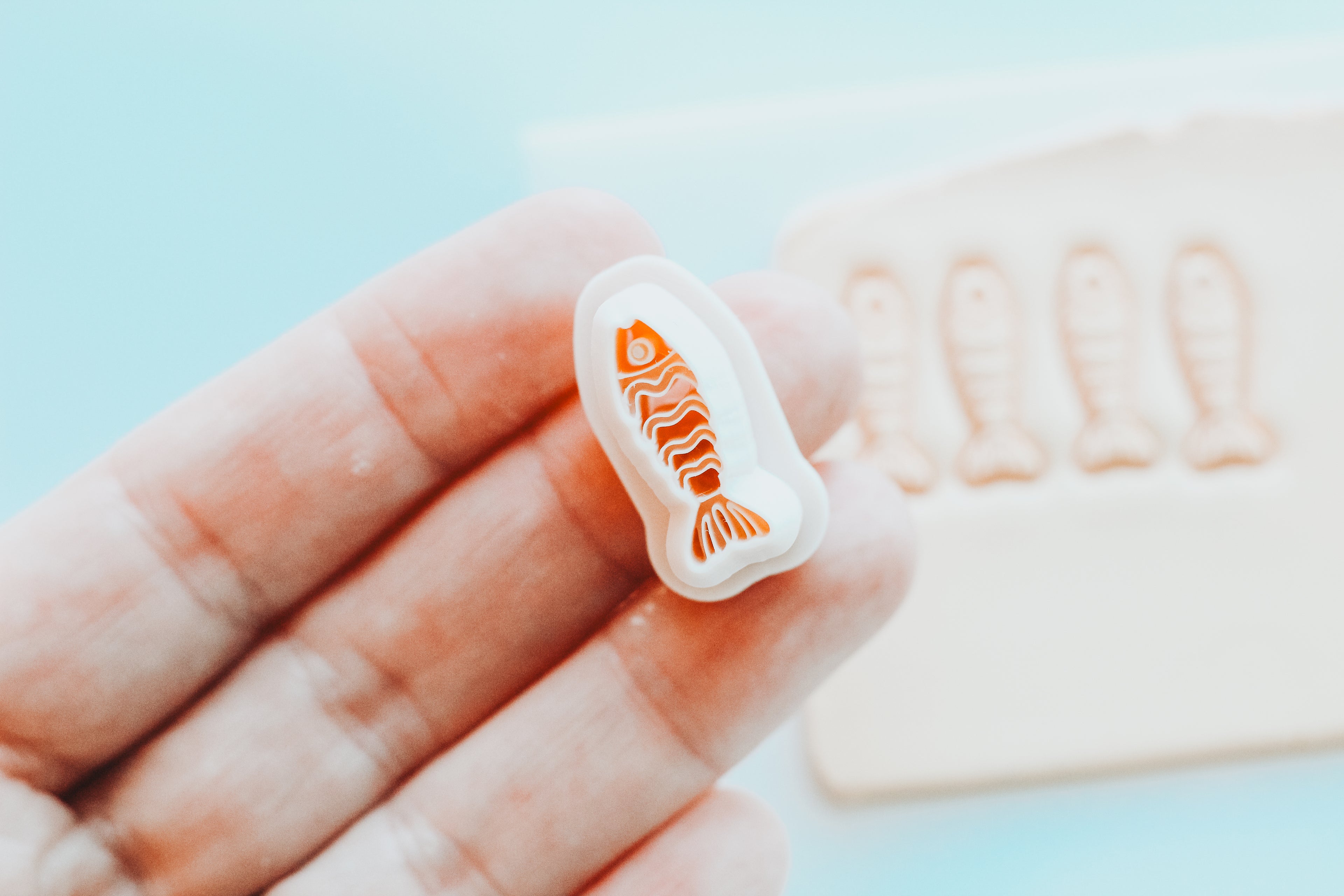 FREE Summer Fish Charm WITH ORDERS $25 or more (MUST ADD TO CART TO RECEIVE) Extra Dainty Precision Clay Cutter