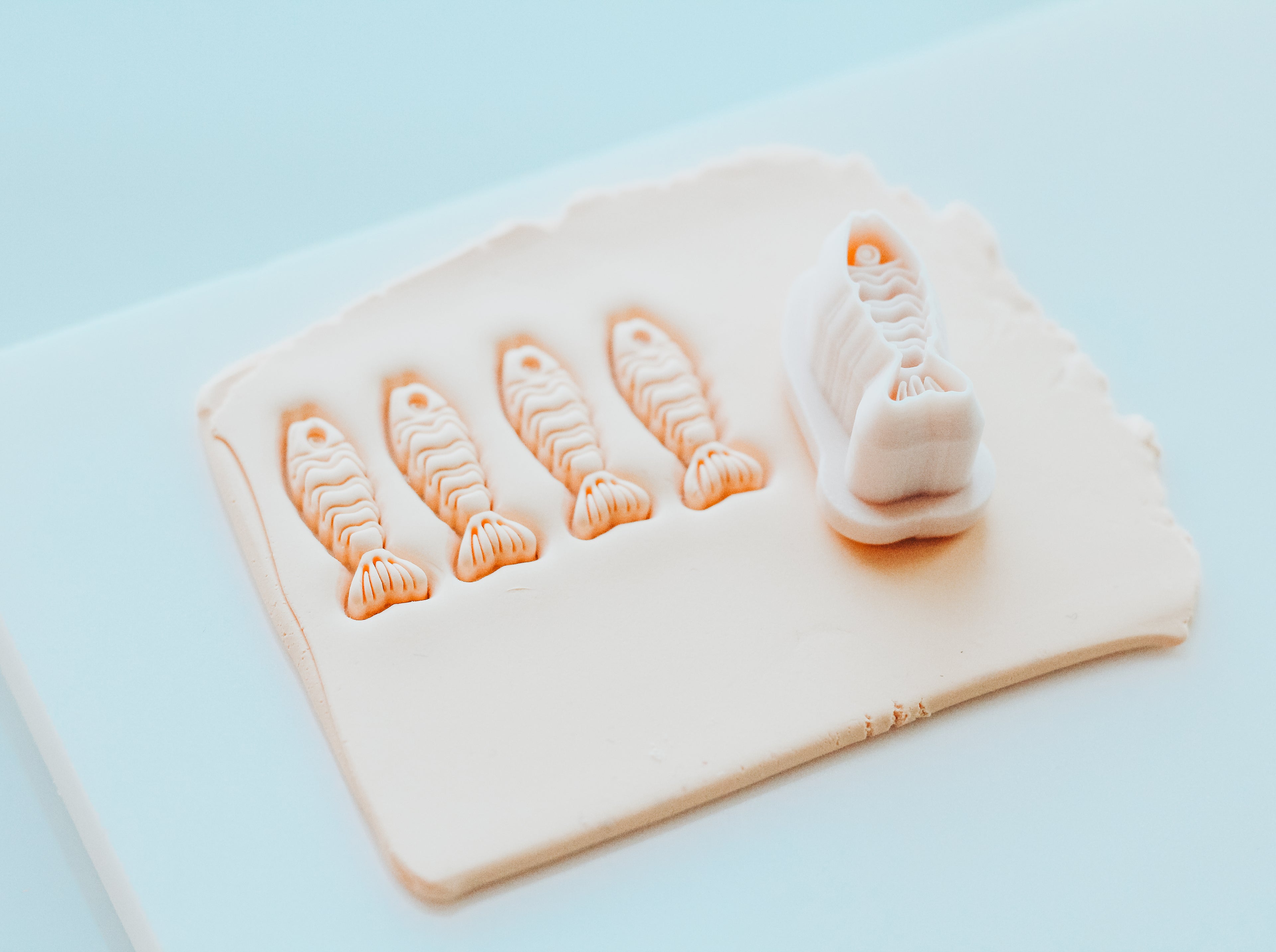 FREE Summer Fish Charm WITH ORDERS $25 or more (MUST ADD TO CART TO RECEIVE) Extra Dainty Precision Clay Cutter