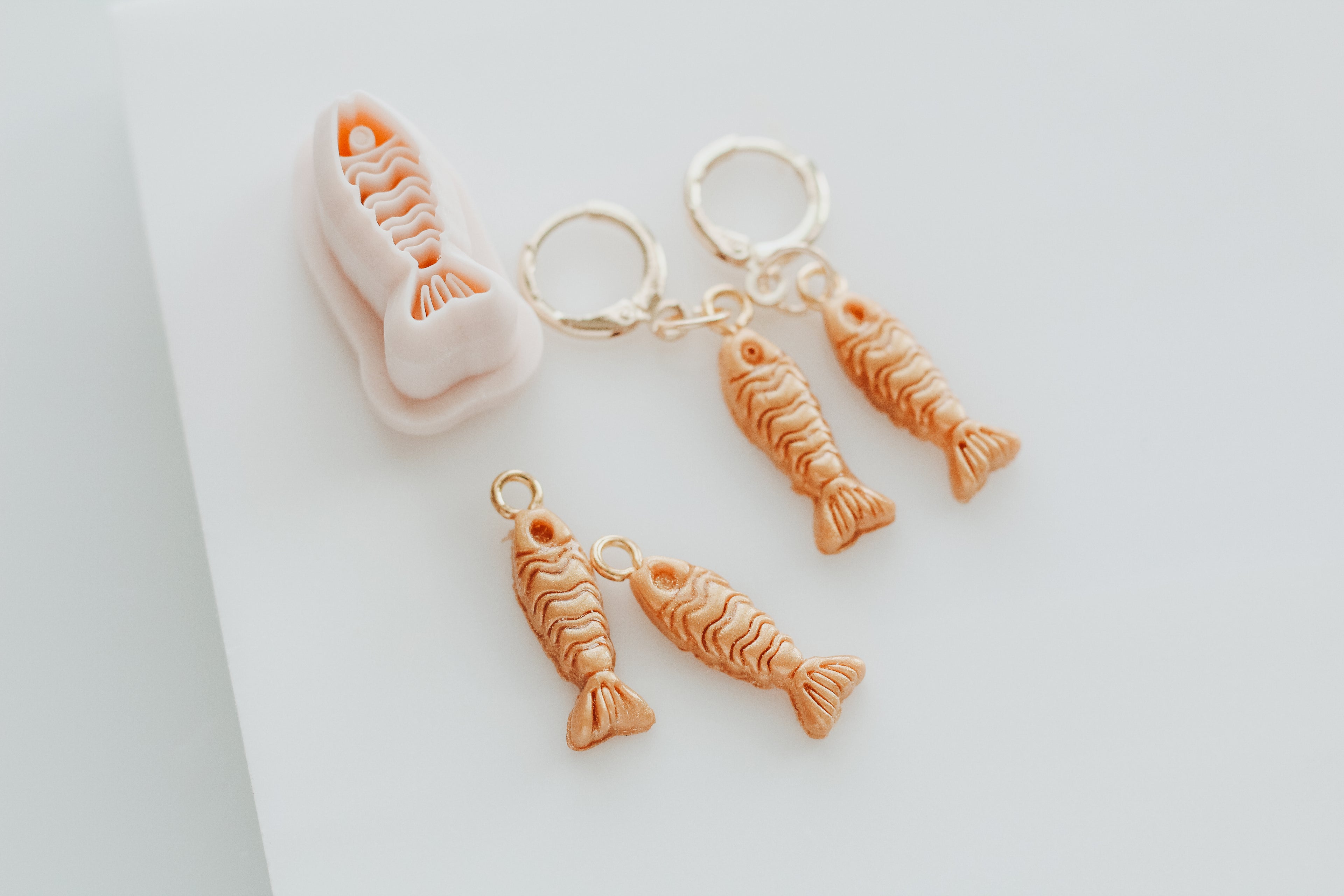 FREE Summer Fish Charm WITH ORDERS $25 or more (MUST ADD TO CART TO RECEIVE) Extra Dainty Precision Clay Cutter