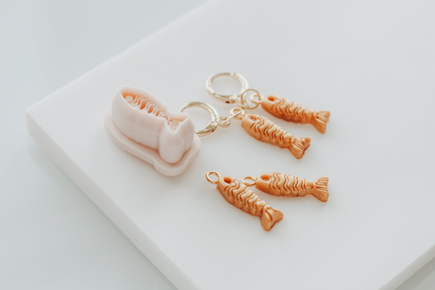 FREE Summer Fish Charm WITH ORDERS $25 or more (MUST ADD TO CART TO RECEIVE) Extra Dainty Precision Clay Cutter