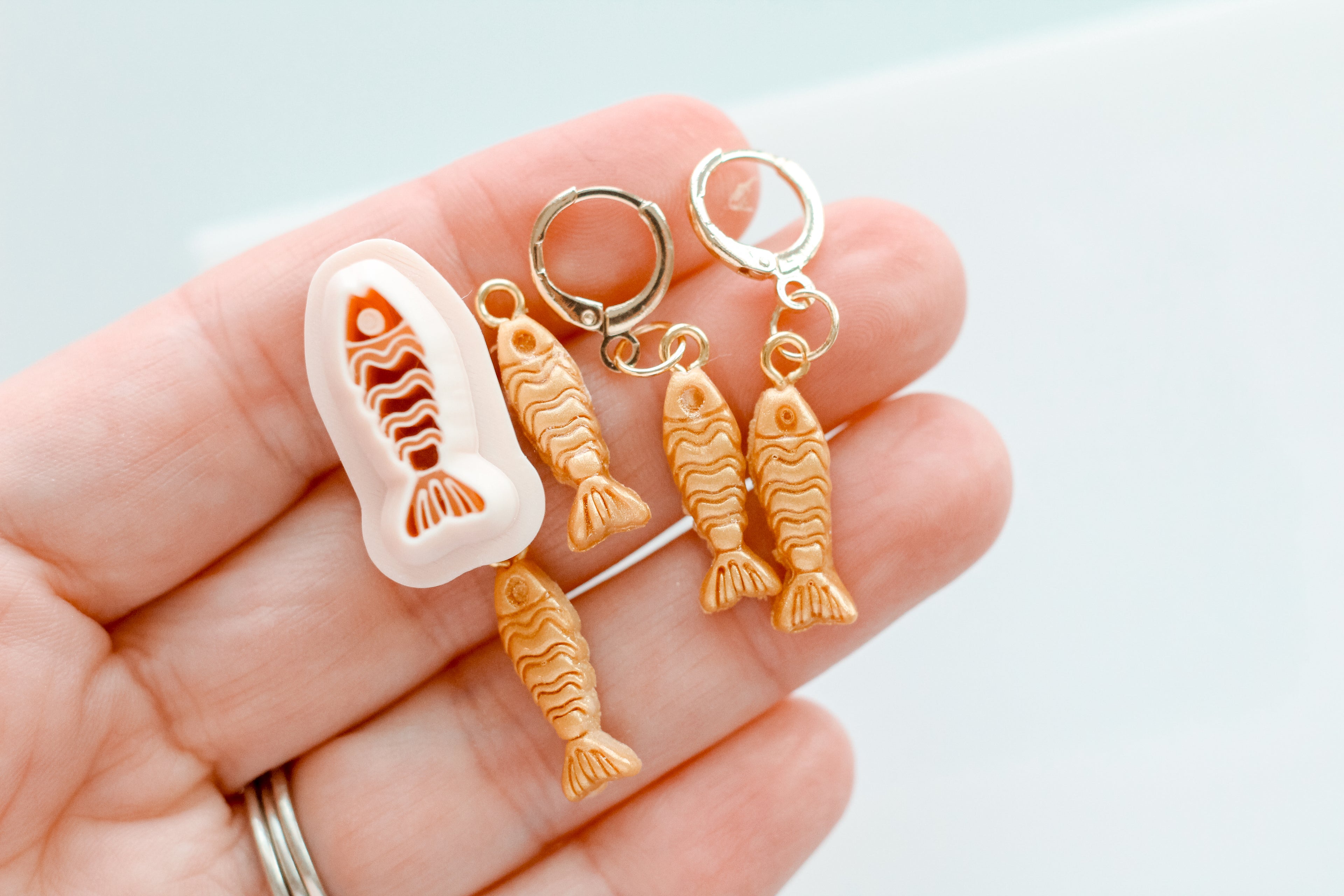 FREE Summer Fish Charm WITH ORDERS $25 or more (MUST ADD TO CART TO RECEIVE) Extra Dainty Precision Clay Cutter