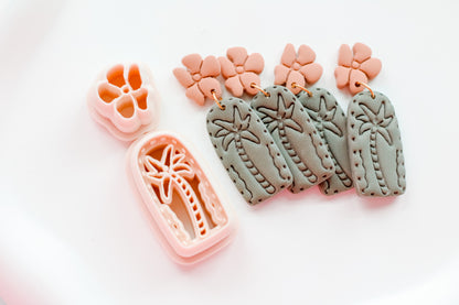Lush &amp; Wild Palm Clay Earring Cutter