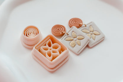 Lush &amp; Wild 8 - Two Piece Clay Earring Cutter