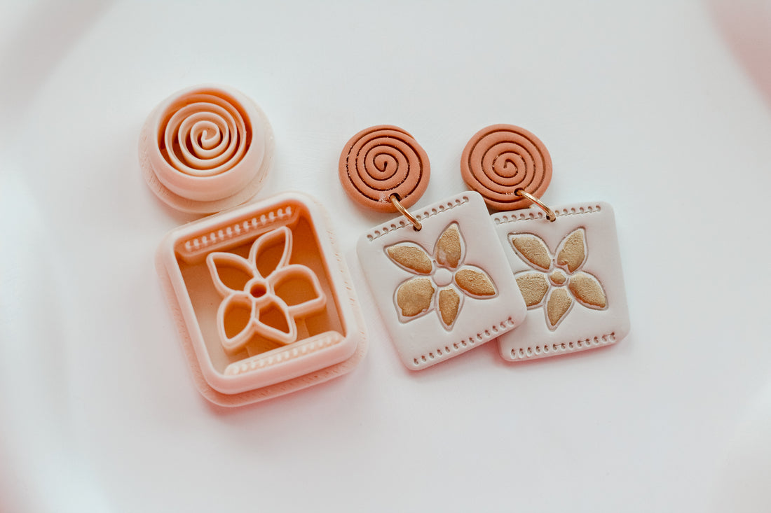 Lush &amp; Wild 8 - Two Piece Clay Earring Cutter