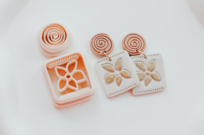 Lush &amp; Wild 8 - Two Piece Clay Earring Cutter